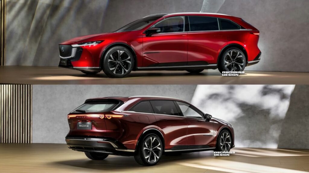 2026 Mazda6e Station Wagon Makes Scripted Debut To Show That