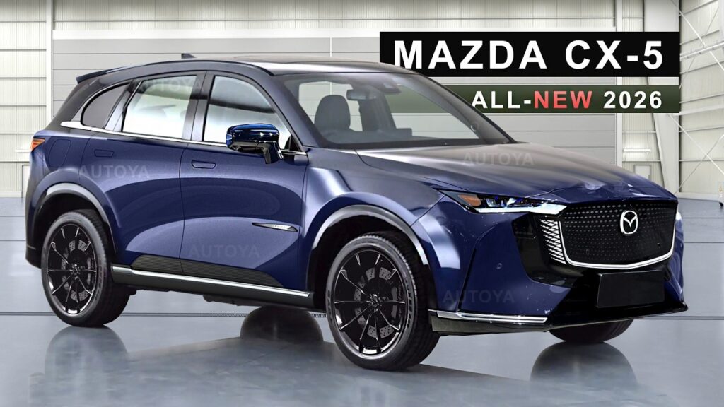 All New Digitally Redesigned 2026 Mazda CX 5 Flaunts Its PHEV Across