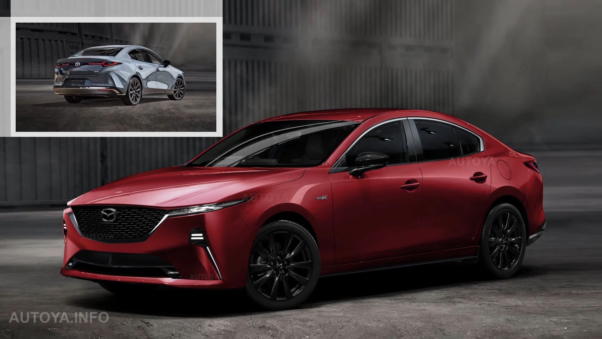 Popular 2026 Mazda3 Compact Sedan Gets Rendered Refreshed Inside Out In 