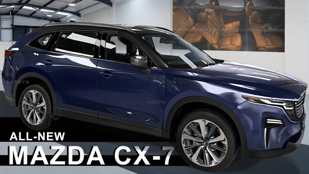 Virtual 2027 Mazda CX 7 Joins All New 2026 CX 5 Best Seller As Its